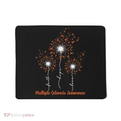 Dandelion Faith Hope Love Ms Multiple Sclerosis Awareness Mousepad