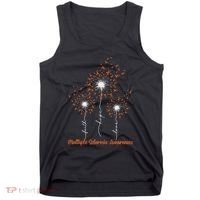 Dandelion Faith Hope Love Ms Multiple Sclerosis Awareness Tank Top thumb 0