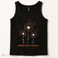 Dandelion Faith Hope Love Ms Multiple Sclerosis Awareness Tank Top thumb 2