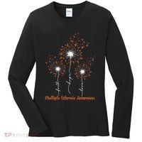Dandelion Faith Hope Love Ms Multiple Sclerosis Awareness Women's Long Sleeve Shirt thumb 0