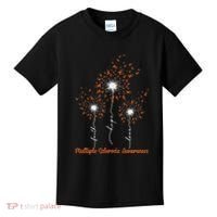 Dandelion Faith Hope Love Ms Multiple Sclerosis Awareness Kids T-Shirt thumb 0