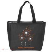 Dandelion Faith Hope Love Ms Multiple Sclerosis Awareness Tote Bag thumb 0