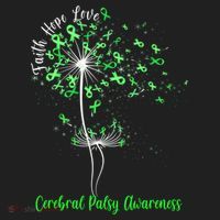Dandelion Faith Hope Love Cerebral Palsy Awareness Flower Gift Beanie thumb 2