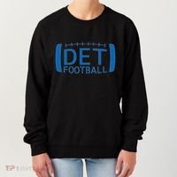 Detroit Football Honolulu Blue & Silver Fan Women's Sweatshirt thumb 0
