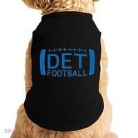 Detroit Football Honolulu Blue & Silver Fan Doggie Tank thumb 0