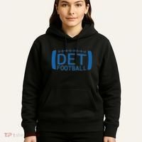 Detroit Football Honolulu Blue & Silver Fan Hoodie thumb 5