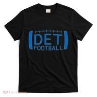 Detroit Football Honolulu Blue & Silver Fan T-Shirt thumb 0