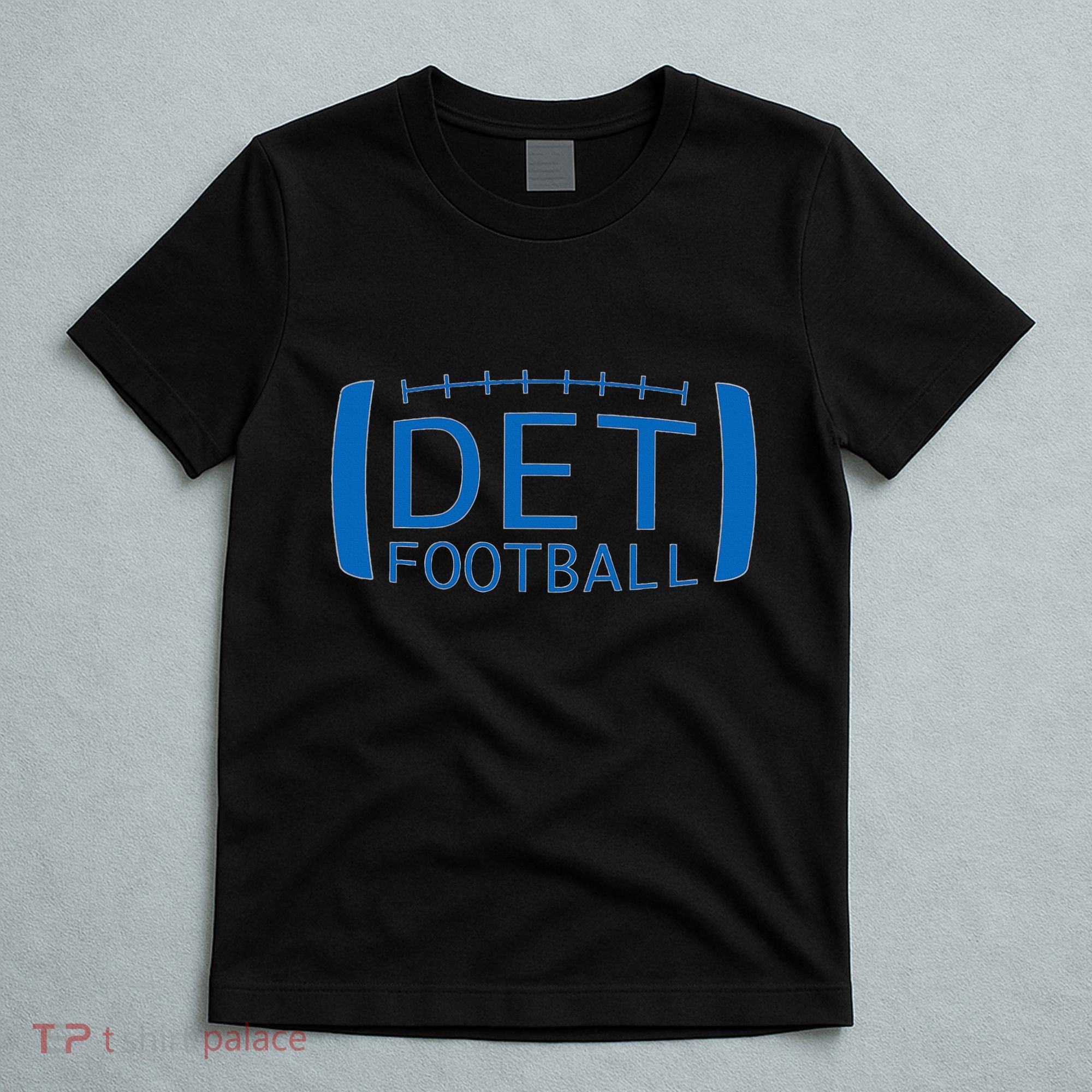 Detroit Football Honolulu Blue & Silver Fan T-Shirt