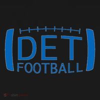Detroit Football Honolulu Blue & Silver Fan Baby Bodysuit thumb 2