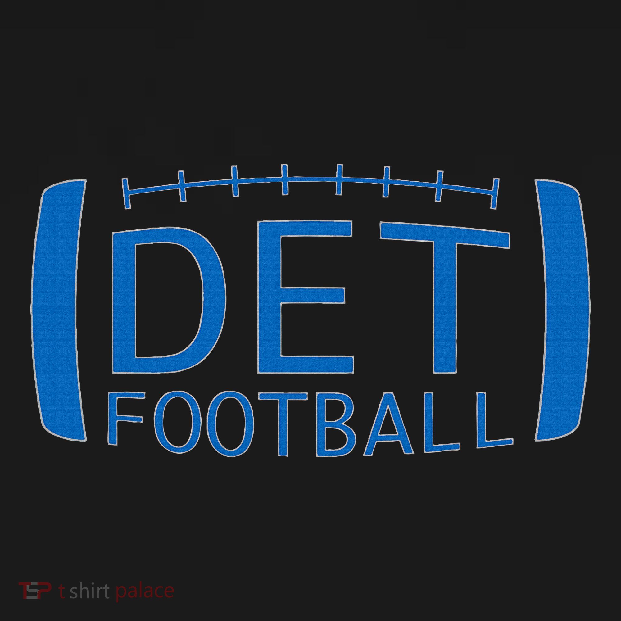 Detroit Football Honolulu Blue & Silver Fan Baby Bodysuit