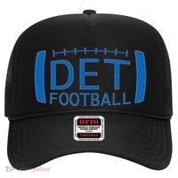 Detroit Football Honolulu Blue & Silver Fan Hat thumb 0