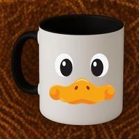Duck Face Halloween Costume Birthday Idea Cute Funny Coffee Mug thumb 2