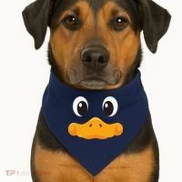Duck Face Halloween Costume Birthday Idea Cute Funny USA-Made Doggie Bandana thumb 1