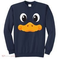 Duck Face Halloween Costume Birthday Idea Cute Funny Sweatshirt thumb 0