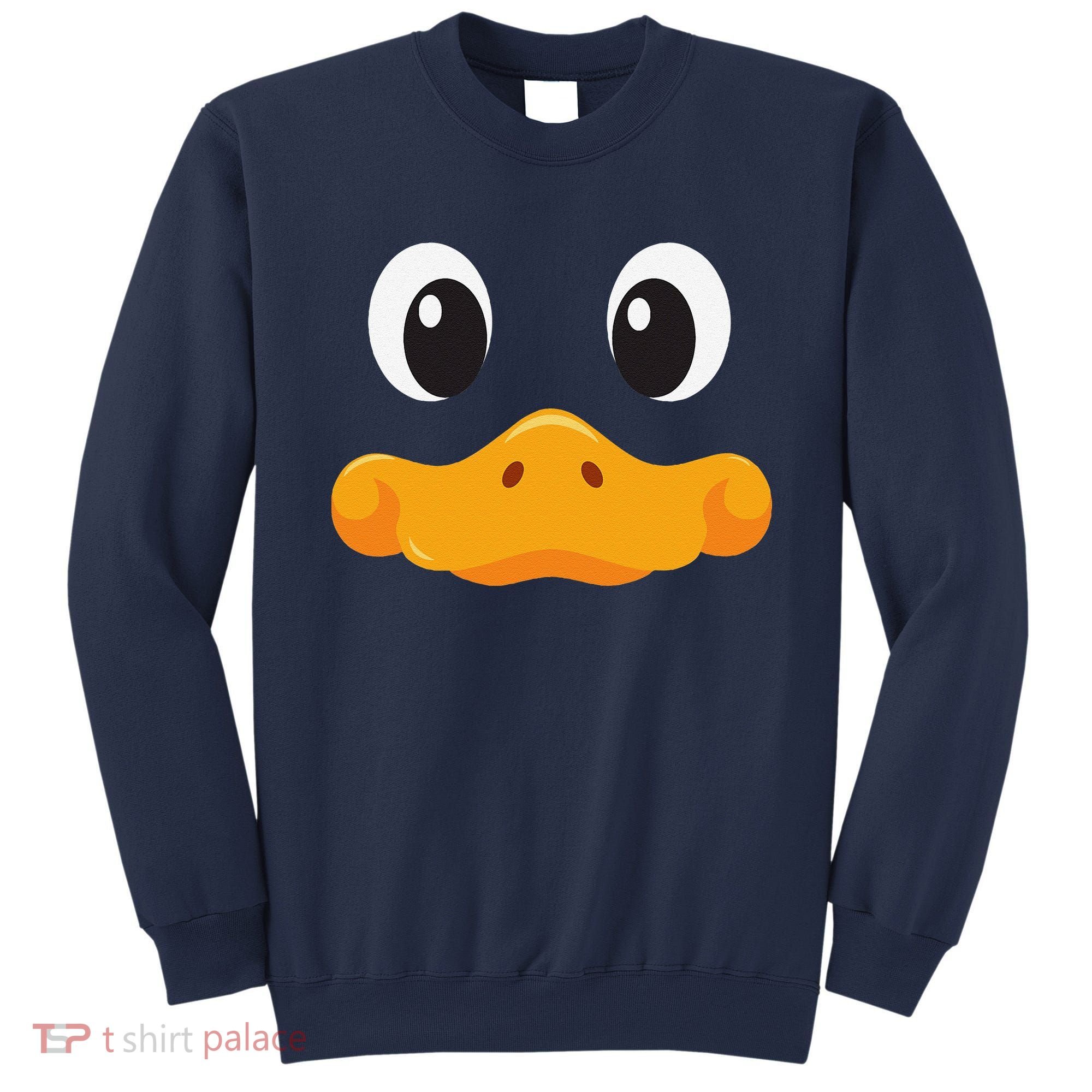 Duck Face Halloween Costume Birthday Idea Cute Funny Sweatshirt