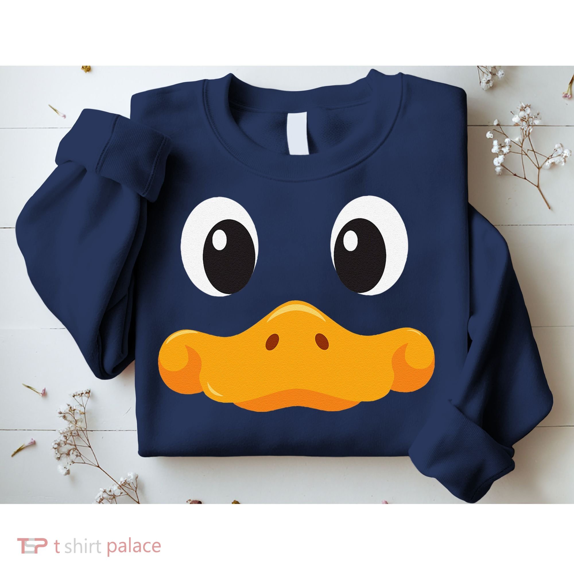 Duck Face Halloween Costume Birthday Idea Cute Funny Sweatshirt