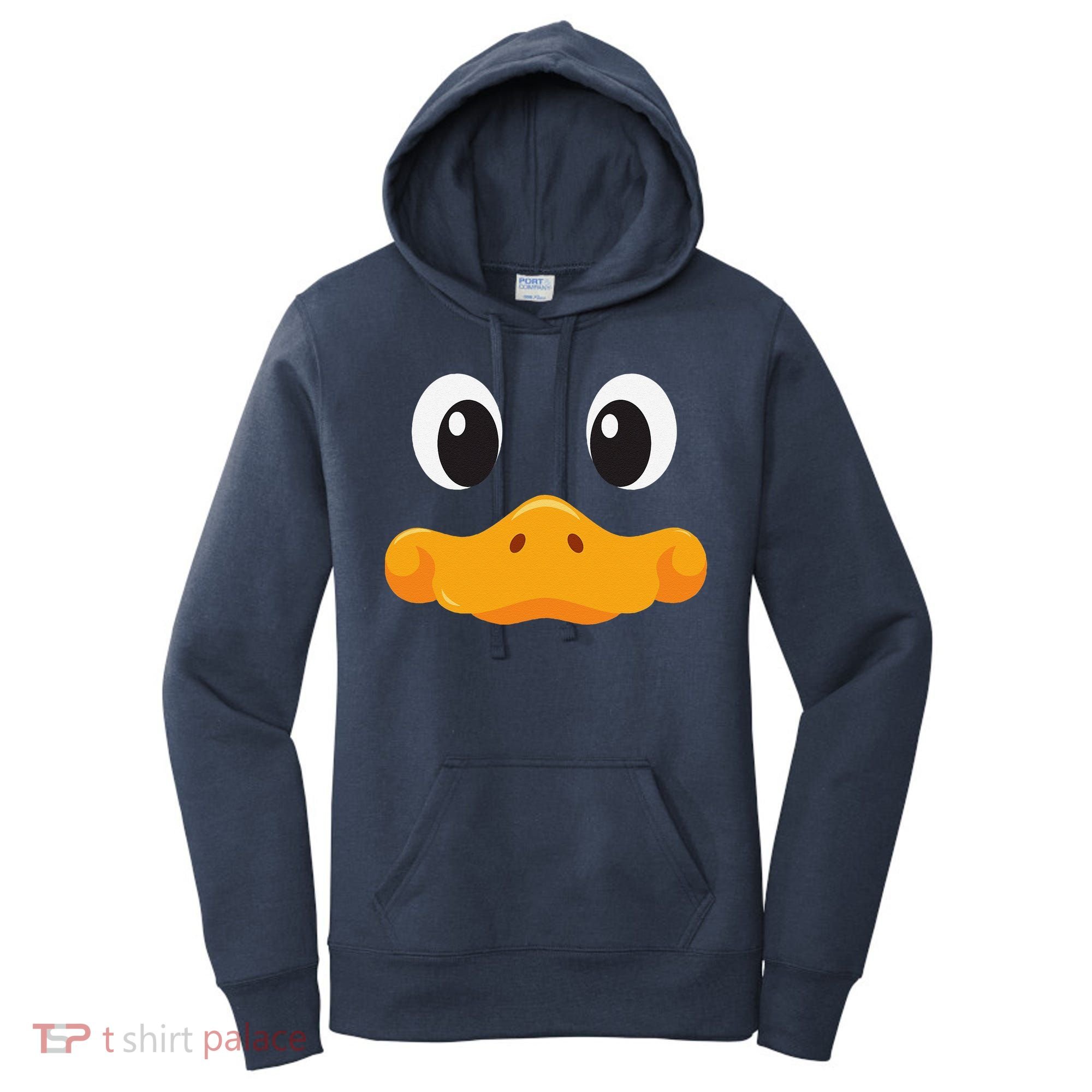 Duck Face Halloween Costume Birthday Idea Cute Funny Women's Hoodie