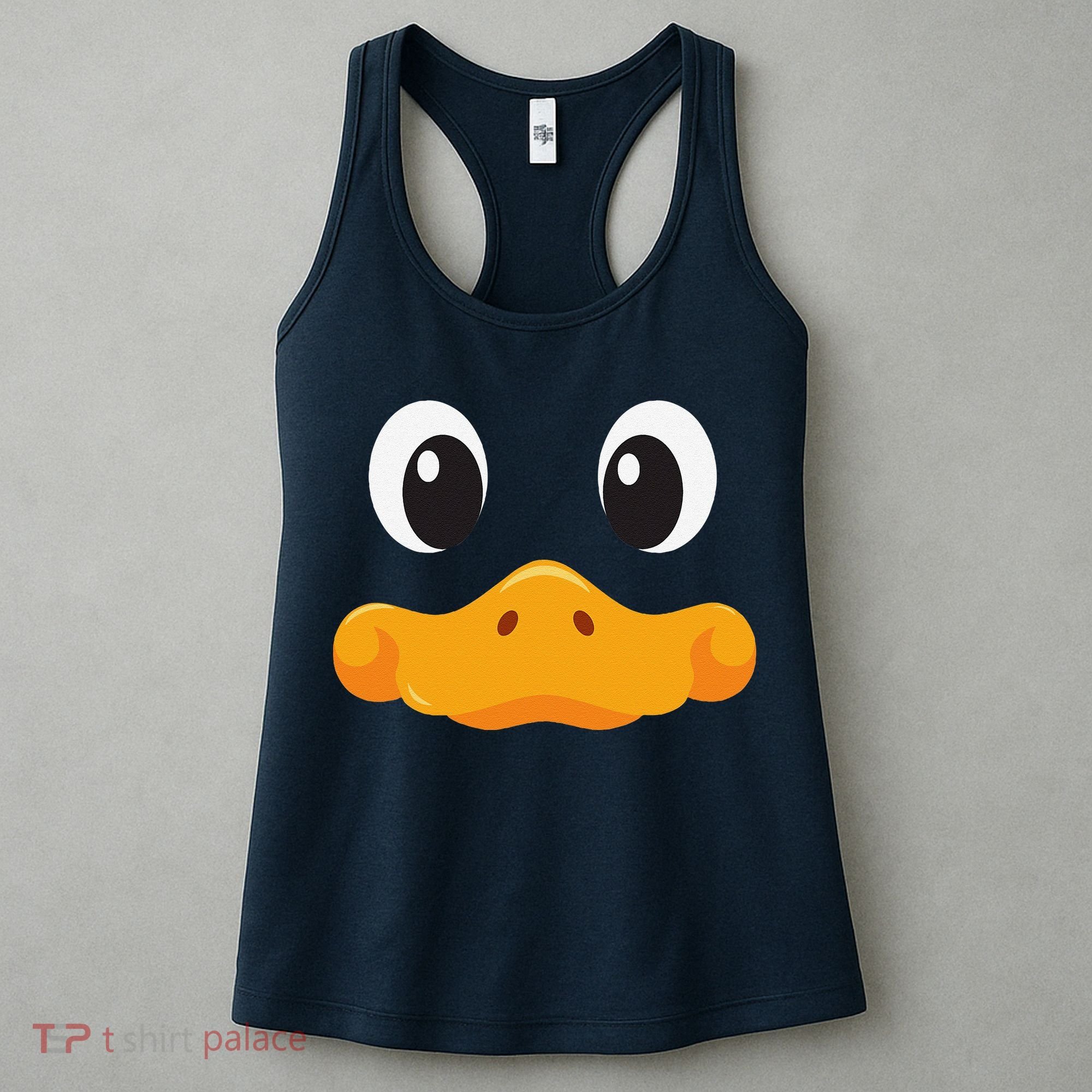 Duck Face Halloween Costume Birthday Idea Cute Funny Women's Tank Top