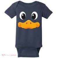 Duck Face Halloween Costume Birthday Idea Cute Funny Baby Bodysuit thumb 0