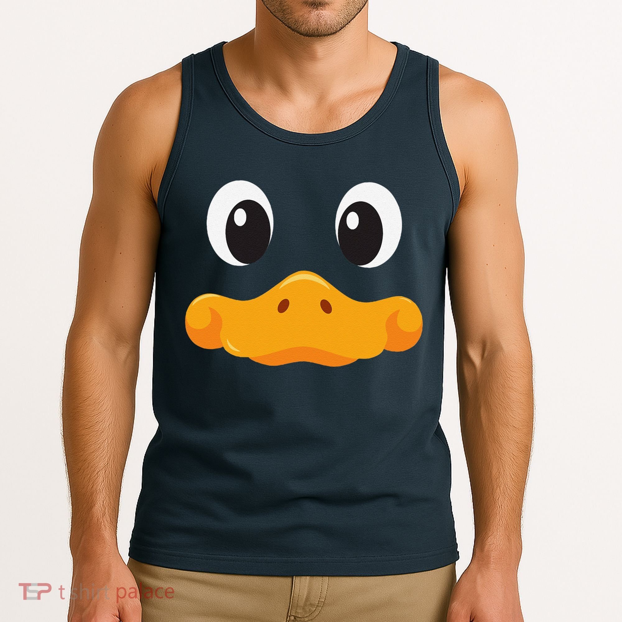 Duck Face Halloween Costume Birthday Idea Cute Funny Tank Top