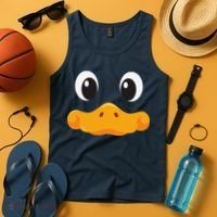 Duck Face Halloween Costume Birthday Idea Cute Funny Tank Top thumb 4