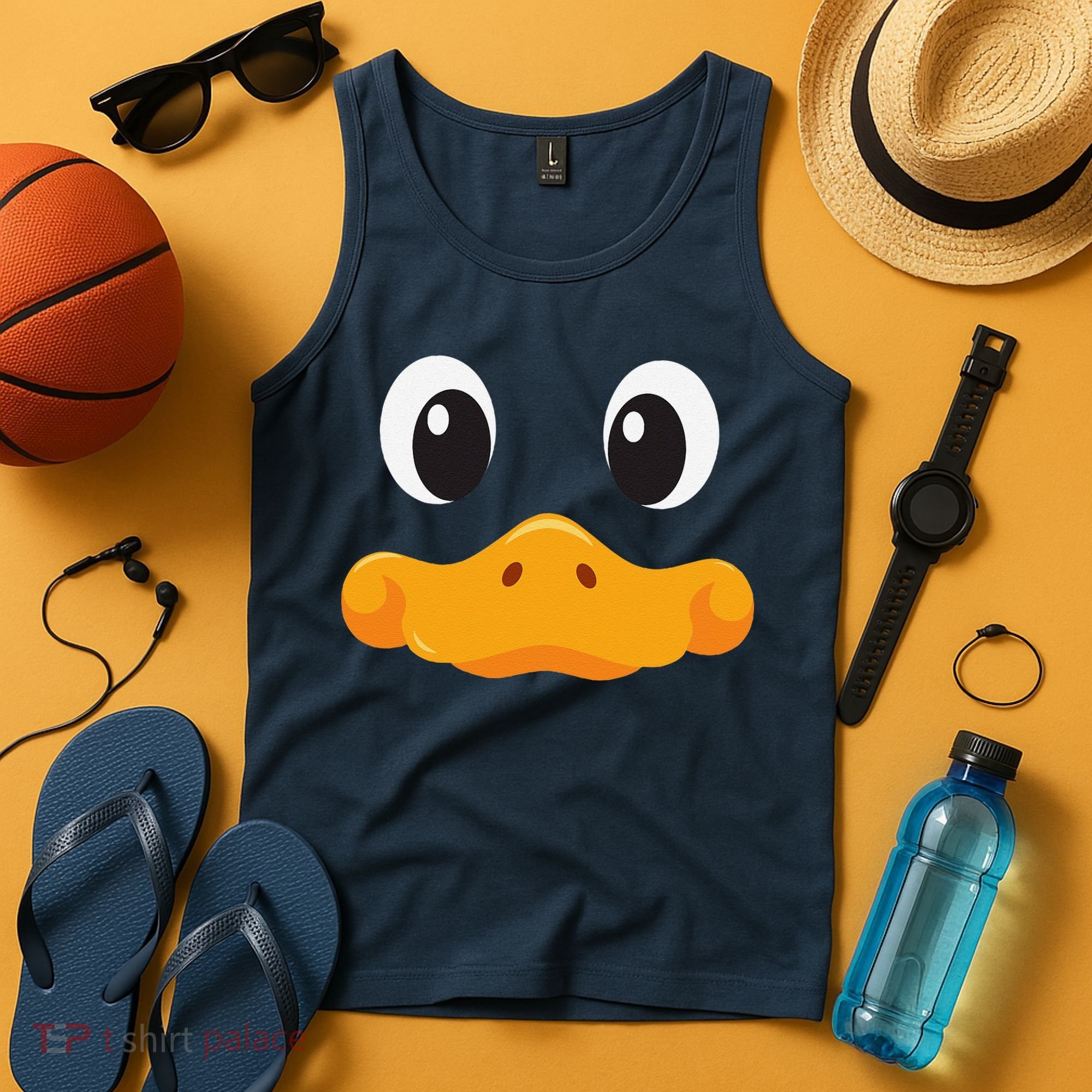 Duck Face Halloween Costume Birthday Idea Cute Funny Tank Top