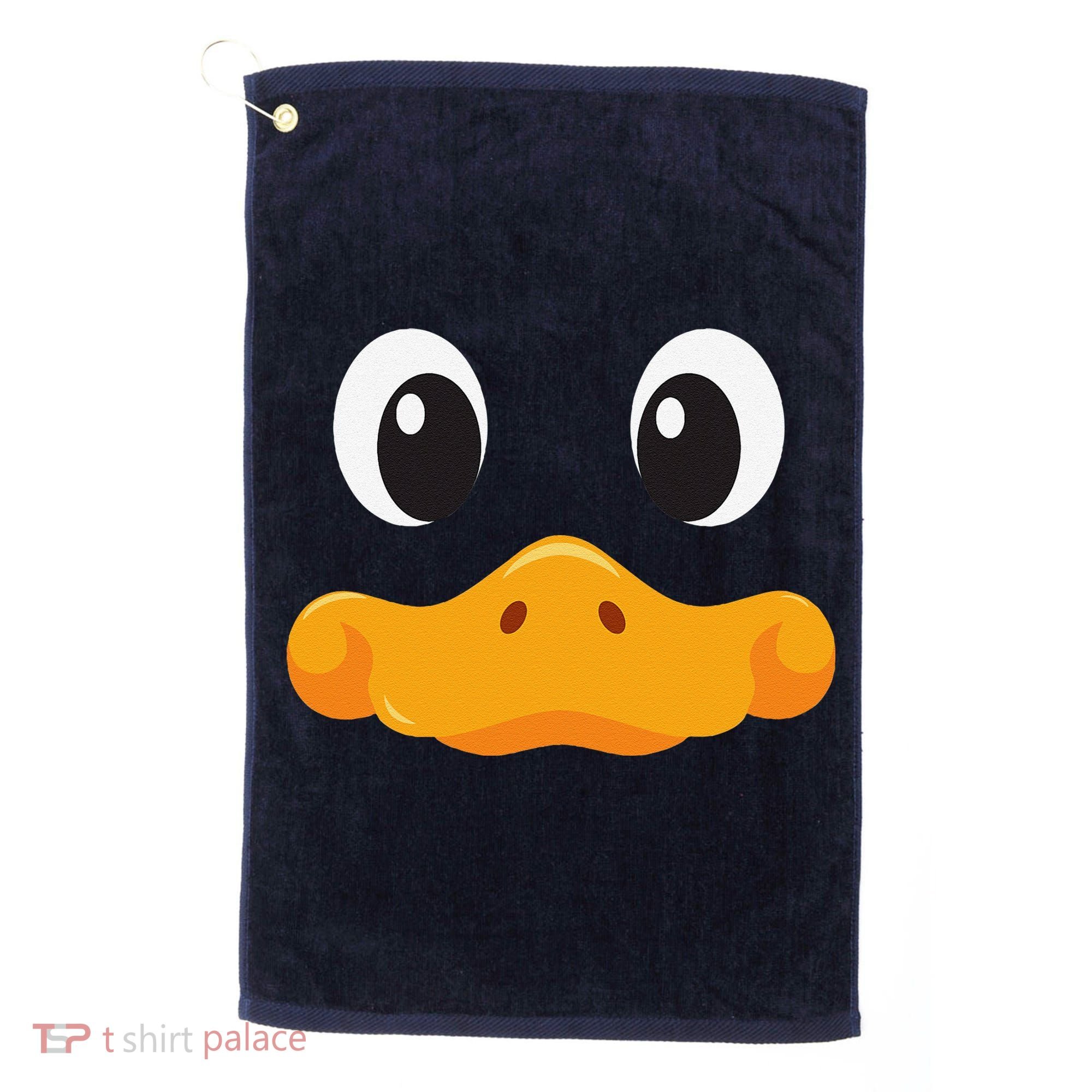 Duck Face Halloween Costume Birthday Idea Cute Funny Golf Towel