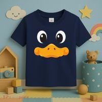 Duck Face Halloween Costume Birthday Idea Cute Funny Toddler T-Shirt thumb 3