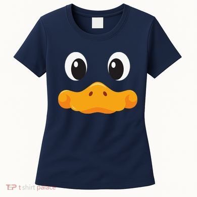 Duck Face Halloween Costume Birthday Idea Cute Funny Women's T-Shirt