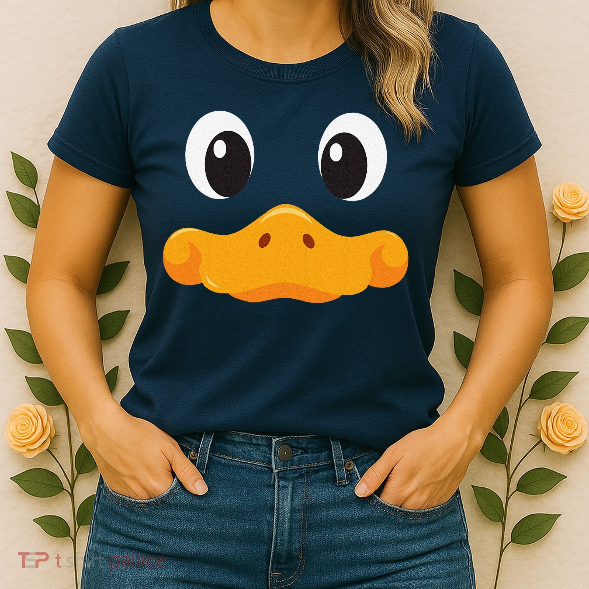 Duck Face Halloween Costume Birthday Idea Cute Funny Women's T-Shirt