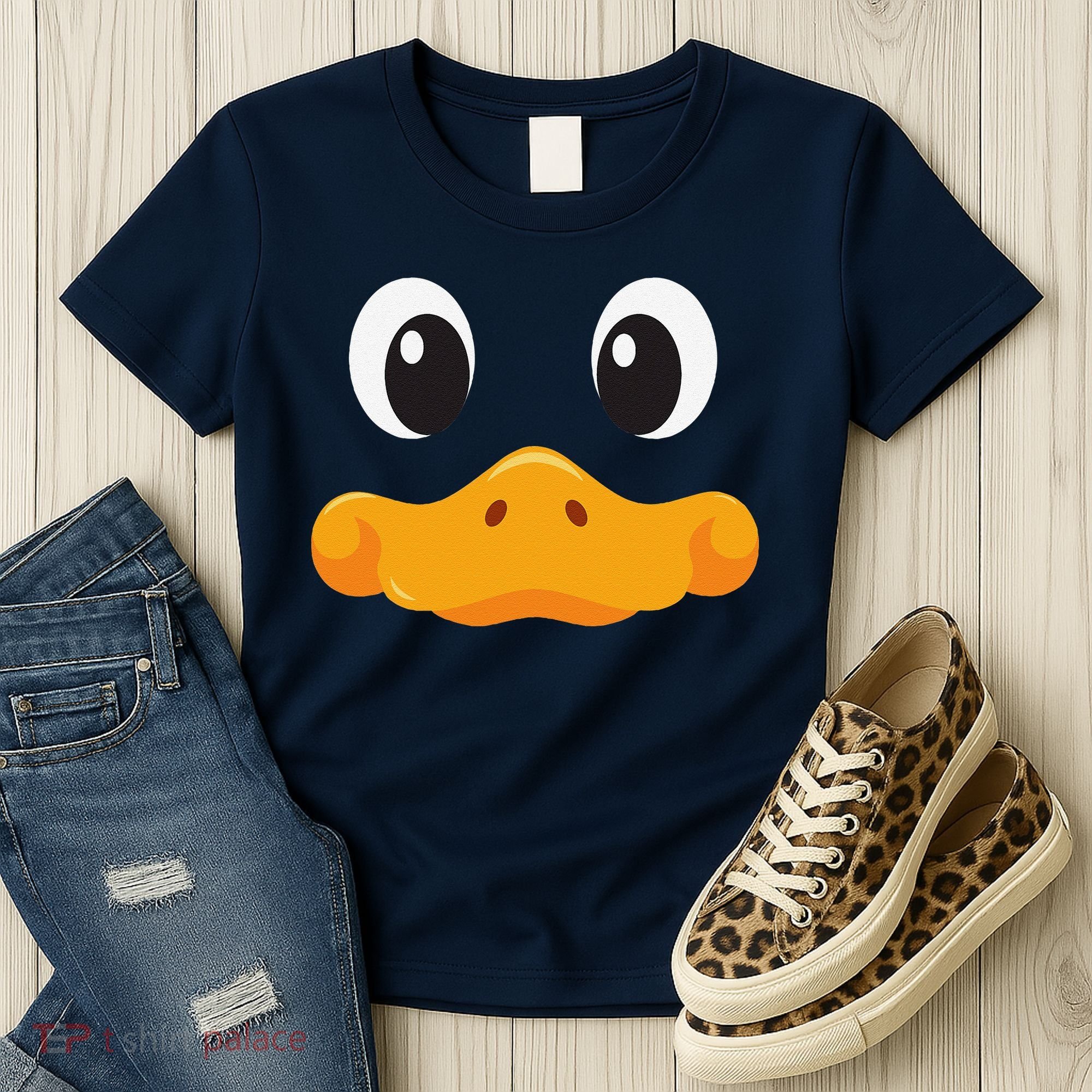 Duck Face Halloween Costume Birthday Idea Cute Funny Women's T-Shirt