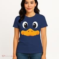 Duck Face Halloween Costume Birthday Idea Cute Funny Women's T-Shirt thumb 4