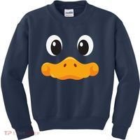 Duck Face Halloween Costume Birthday Idea Cute Funny Kids Sweatshirt thumb 0