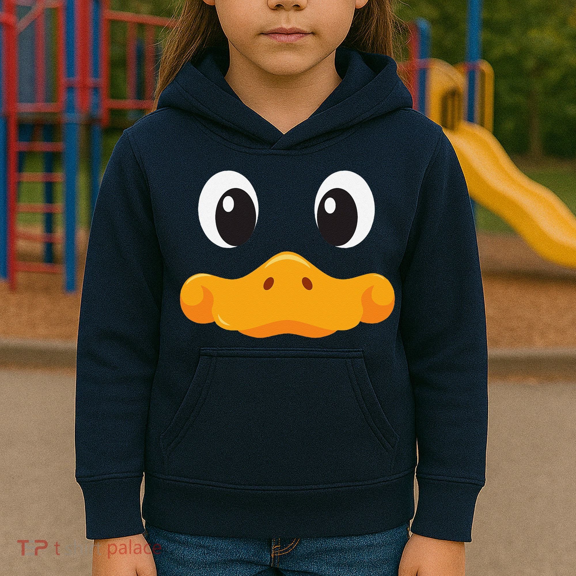 Duck Face Halloween Costume Birthday Idea Cute Funny Kids Hoodie
