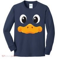 Duck Face Halloween Costume Birthday Idea Cute Funny Kids Long Sleeve Shirt thumb 0