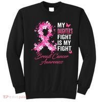 Daughter's Fight Is My Fight Breast Cancer Awareness Ribbon Sweatshirt thumb 0
