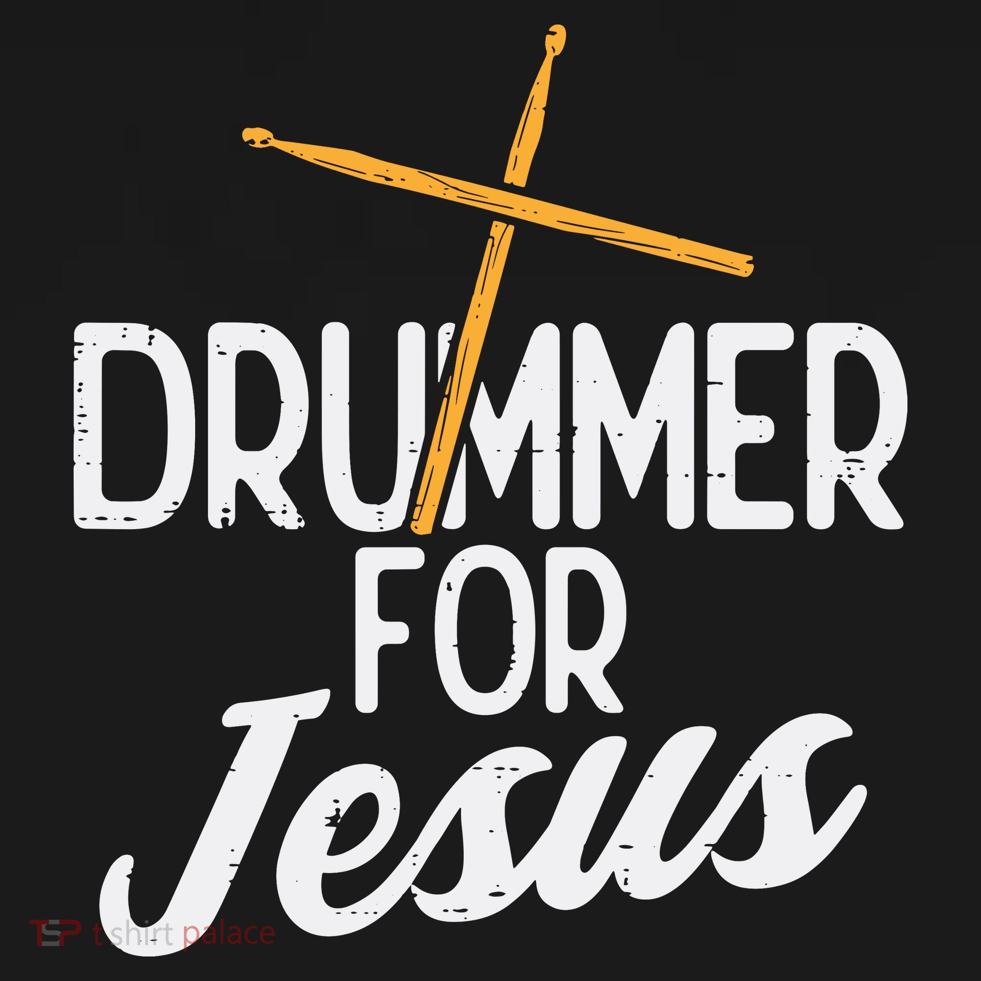 Drummer For Jesus God Drumming Christian Men Hoodie