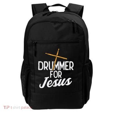 Drummer For Jesus God Drumming Christian Men Backpack