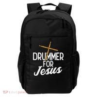 Drummer For Jesus God Drumming Christian Men Backpack thumb 0
