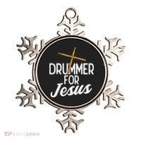 Drummer For Jesus God Drumming Christian Men Ornament thumb 0