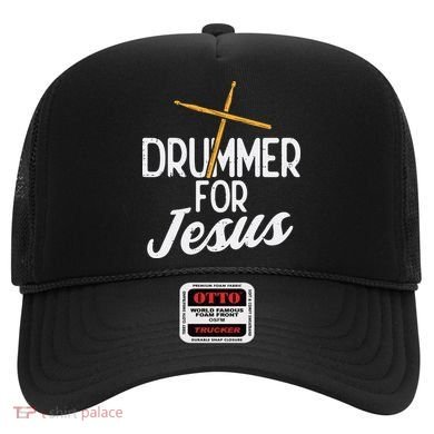 Drummer For Jesus God Drumming Christian Men Hat