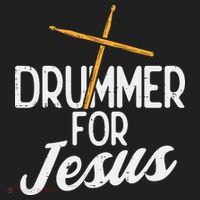 Drummer For Jesus God Drumming Christian Men Golf Towel thumb 3