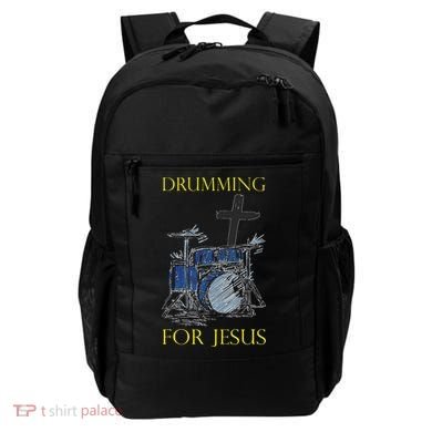 Drumming For Jesus Drummer Drums Backpack