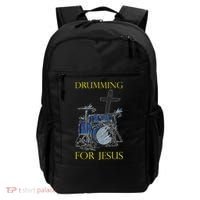 Drumming For Jesus Drummer Drums Backpack thumb 0
