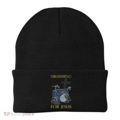 Drumming For Jesus Drummer Drums Beanie
