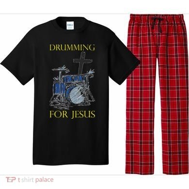 Drumming For Jesus Drummer Drums Pajama Set