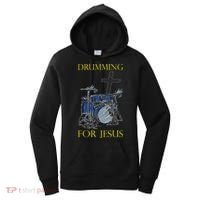 Drumming For Jesus Drummer Drums Women's Hoodie thumb 0
