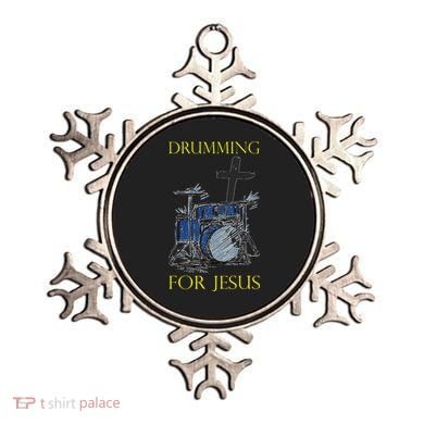 Drumming For Jesus Drummer Drums Ornament