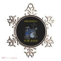Drumming For Jesus Drummer Drums Ornament thumb 0