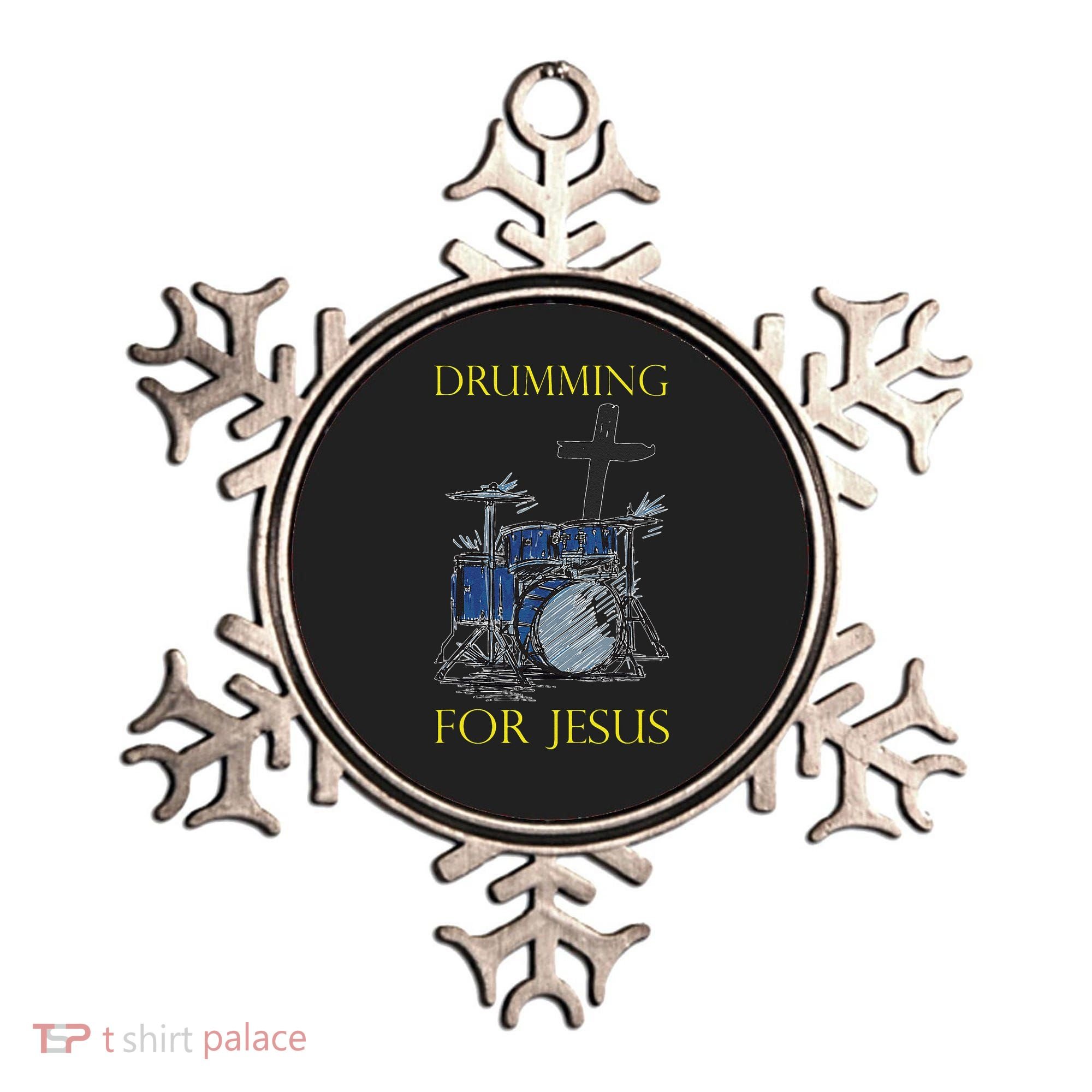 Drumming For Jesus Drummer Drums Ornament